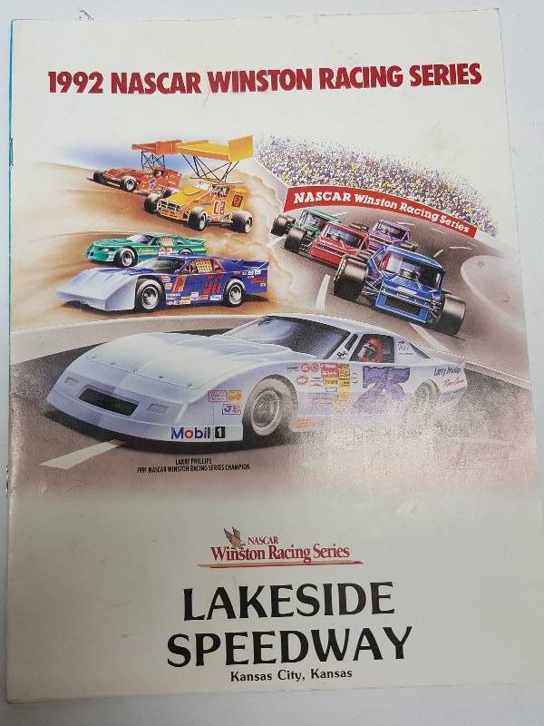 lot 8610 image: Great to look thru is this Lakeside Speedway blast from the past program from Kansas City Kansas