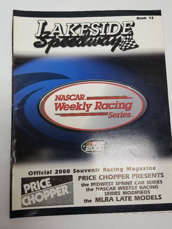 lot 8611 image: Great to look thru is this Lakeside Speedway blast from the past program from Kansas City Kansas