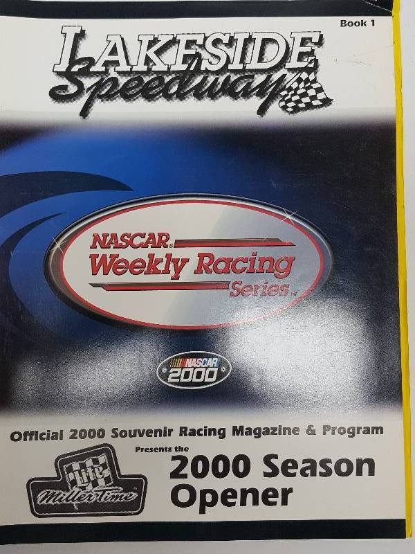 lot 8613 image: Great to look thru is this Lakeside Speedway blast from the past program from Kansas City Kansas