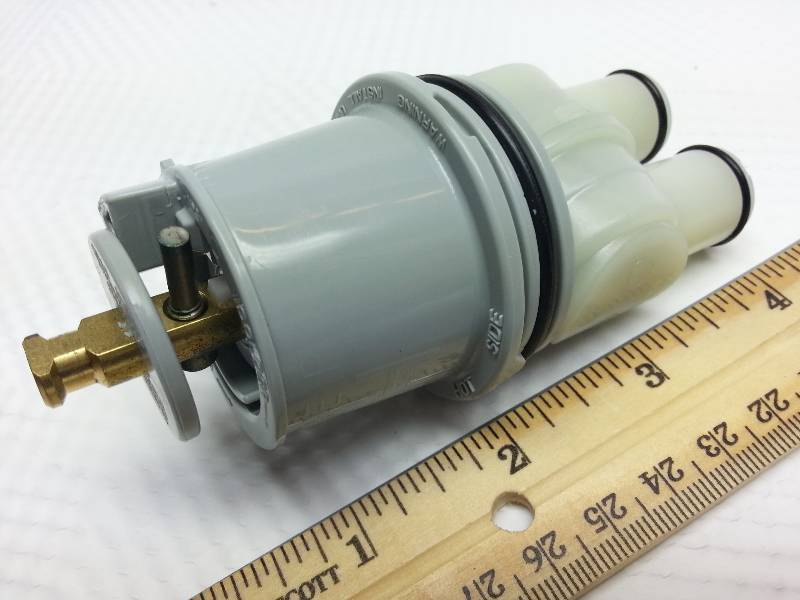 lot 9317 image: Brand new hot cold water shower sink faucet mixer valve.