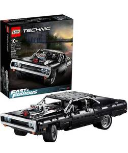 lot 10034 image: LEGO Technic Fast & Furious Doms Dodge Charger 42111 Race Car (1,077 Pieces)