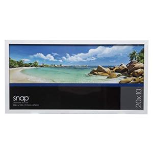 lot 33899 image: Snap 10x20 Wall Mount Size Picture Poster Frame, 10 x 20, White (13FW1309E)