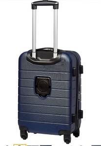 lot 33944 image: Wrangler El Dorado Hardside Luggage with USB PortCup Holder & Spinner Wheels SMALL CORNER DAMAGE