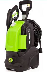 lot 33946 image: GREENWORKS 1600 PSI 13 AMP PRESSURE WASHER