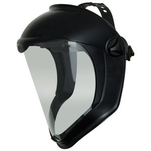 lot 33956 image: Honeywell Uvex Bionic Face Shields, HardcoatAntifog, ClearBlack Matte