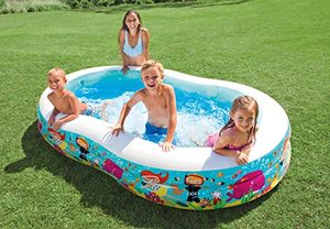 lot 33978 image: Intex Pool Snorkel Fun Swim Centre Pool,103 inch X 63 inch X 18 inch, for Ages 3