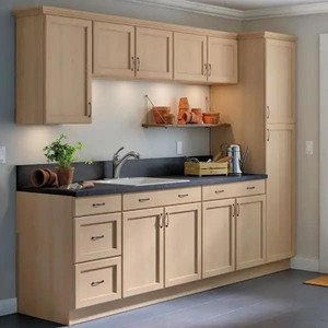 lot 24733 image: Easthaven Shaker Assembled 30x30x12 in. Frameless Wall Cabinet in Unfinished Beech Retail $109.00