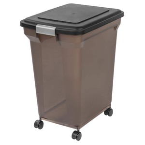 lot 24756 image: IRIS - 67 Quart Airtight Pet Food Container, Black - Retail $32.99