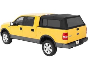 lot 24830 image: Bestop 76305-35 Black Diamond Supertop for Truck - 6.5 Bed for 2004-2017 Ford F-150, 2007-2017 Nissan Titan King Cab (Without Utility Track System) Retail $914.99