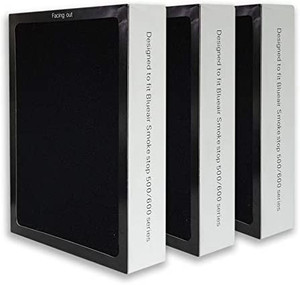 lot 613 image: PUREBURG Replacement HEPA Filter Set Compatible with Blueair 500600 Smokestop Classic 503 505 603 650E 550E 501 510 555EB 601 605 580i 680i