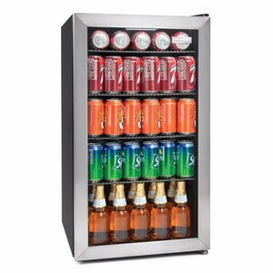 lot 631 image: Igloo 3.5 Cu. Ft. Beverage Cooler, Stainless Steel