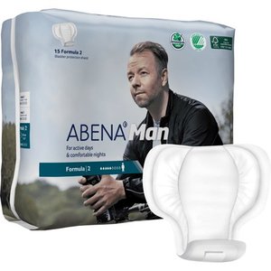 lot 703 image: Abena Man Premium Incontinence Guard, Formula 2, 180 Count (12 Packs of 15)