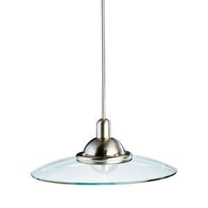 lot 709 image: Kichler Galaxie Brushed Silver Nickel Pendant Chandelier