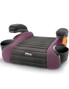 lot 721 image: Chicco GoFit Backless Booster Car Seat, Travel Booster Seat for Car, Portable Car Booster Seat for Children 40-110 lbs, GrapePurple