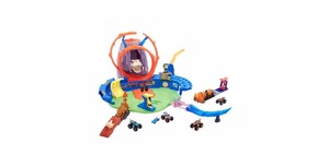 lot 732 image: Hot Wheels - Monster Trucks T-Rex Volcano Arena Playset
