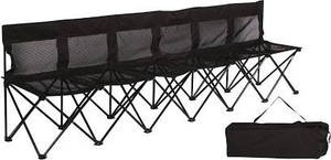 lot 805 image: Trademark Innovations Team Bench, Black