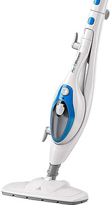 lot 809 image: PurSteam Steam Mop Cleaner 10-in-1 with Convenient Detachable Handheld Unit, LaminateHardwoodTilesCarpet Kitchen - Garment - Clothes - Pet Friendly Steamer Whole House Multipurpose Use