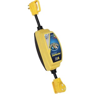 lot 829 image: Camco 55301 Power Grip Voltage Protector - 30Amp