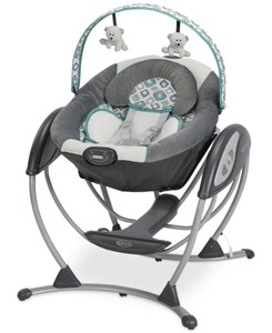 lot 835 image: Graco Baby Swinging Glider Lxp Affini Chair