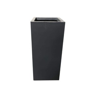 lot 836 image: 24 Kante Lightweight Concrete and Fiberglass Modern Rectangular Outdoor Planter Charcoal- Rosemead Home & Garden, Inc