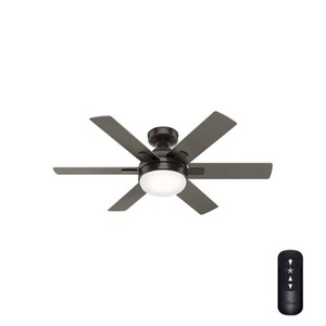 lot 901 image: Hunter Hardaway 44 Led Hardaway 44 6 Blade Led Ceiling Fan