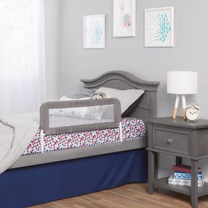 lot 906 image: Dream On Me Security Rail For Twin Size Bed in Gray