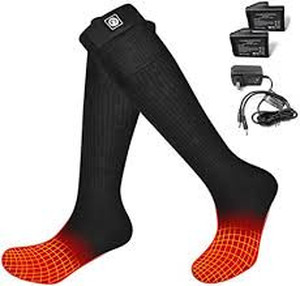 lot 135 image: SAVIOR HEAT Heated Socks for Men and Women,Rechargeable Electric Heated Socks,Winter Foot Warmers are Suitable for Outdoor Work,Camping, Skiing,Cycling,Fishing,Hunting,Hiking,etc