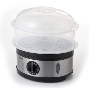 lot 140 image: AROMA - 5-Quart Food Steamer - Stainless steel