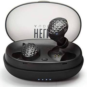 lot 160 image: Helm True Wireless Headphones, EarbudsEarphones, Recharge Up To 5X WCharging Case, Unparalleled Audiophile Sound & Deep Bass, Comfort Secure Fit, Sweatproof Sport