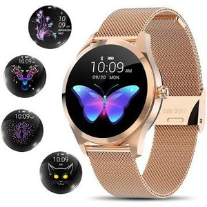 lot 167 image: MBHB Elegant Women Fitness Tracker, Ultra Thin Sport Watch with Heart Rate Monitor, Accurate Sleep Tracker, Smartwatch for Female, Lady, Girls, Rose Gold