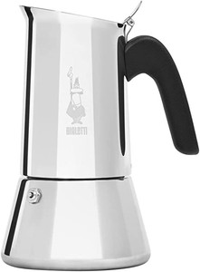 lot 168 image: Bialetti Venus 4-Cup Stainless Steel Induction-Capable Stovetop Espresso Maker, Silver