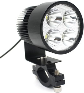 lot 209 image: LEORX 12V-85V 20W Motorcycle E-bike LED Headlight Lamp Car Accessories (Black)