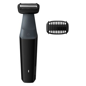 lot 232 image: Philips Norelco Bodygroom Series 3010 Showerproof Body Trimmer For Men with Back Attachment, BG301040.