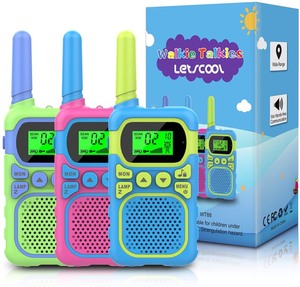 lot 238 image: Toys for 3-12 Year Old Boys Girls,3 Pack Kids Walkie Talkies 3 Miles Range & 22 Channels 2 Way Radio, Kids Indoor Outdoor Toys Gift