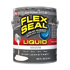 lot 249 image: Flex Seal Liquid� White 1 GAL Rubber Sealant Coating