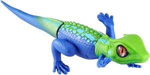 lot 272 image: Robo Alive Lurking Lizard Series 2 Blue Green by ZURU Battery-Powered Robotic Interactive Electronic Reptile Toy That Moves (Blue Green)