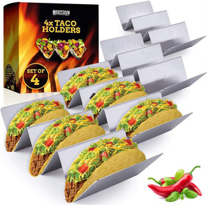 lot 536 image: Mountain Grillers Set Of Four Taco Holders