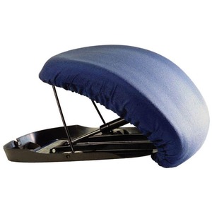 lot 550 image: Carex Upeasy Seat Assist Plus Manual Lifting Cushion 4-110 H, Navy Blue, 1 Count