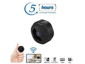 lot 560 image: Anlork Mini Spy Hidden Camera WiFi 2020 1080p HD Home Security Nanny Cam