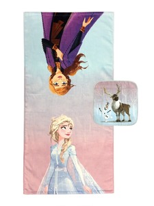 lot 564 image: Disney Frozen 2 Anna and Elsa Two Piece Towel and Washcloth