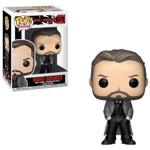 lot 580 image: Die Hard Funko POP Movies Hans Gruber Vinyl Figure Trenchcoat