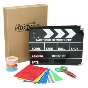 lot 582 image: SLATE Album Photo Scrapbooking with Scrapbook Storage Box As Ideal Gifts for Wedding,Valentines,Travel Book,Graduation Recording