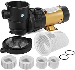 lot 918 image: XtremepowerUS 75113 Pump Pool ABOVEGROUND 1.5HP 2SPEED Energy Saving, Black