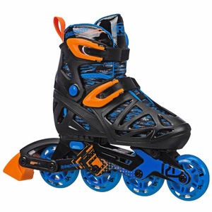 lot 1108 image: Roller Derby Tracer Adjustable Kids Inline Skate - BlackBlue - M (2-5)