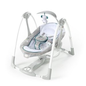 lot 1109 image: Ingenuity ConvertMe Swing-2-Seat Portable Swing - Nash