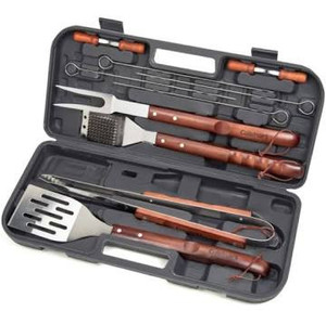 lot 1118 image: Cuisinart CGS-W13 Wooden Handle Tool Set (13-Piece) , Black