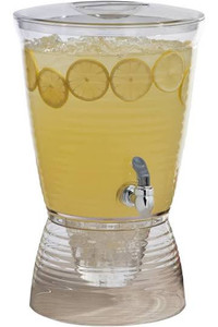 lot 1120 image: CreativeWare 2.5-Gallon Bark Beverage Dispenser