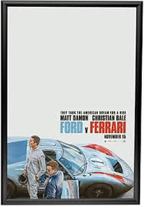 lot 1237 image: SnapeZo Poster Frame 24x36 Inches, Black 1 Inch Aluminum Profile, Front-Loading Snap Frame, Wall Mounting, Sleek Series