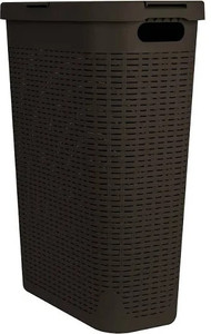 lot 1300 image: BathClip Light Brown Laundry Hamper