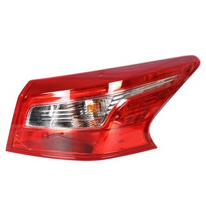 lot 1312 image: Passenger Side Tail Light Replacement for 2016 2017 2018 Nissan Sentra Rear LED Tail Light Brake Lamp Assembly NI2805108 265503YU0A RH Right Side